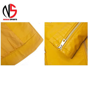 Chaquetas de mujer de nuevo diseño al por mayor OEM, transpirables, cómodas, de cuero genuino de alta calidad con logotipo personalizado en Nurak - Product Image 6