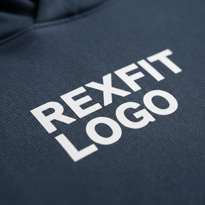 Sweat à capuche zippé oversize pour homme Rexfit Sport, en coton épais, broderie personnalisée, effet délavé, coupe ample - Product Image 5