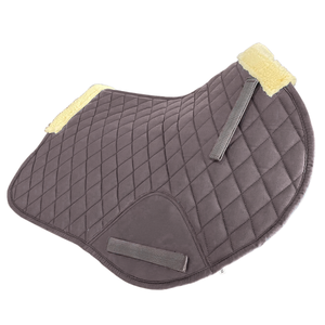 Meilleur tapis de selle matelassé personnalisé OEM ODM de qualité supérieure avec fourrure, faible MOQ, motifs personnalisés, pour l'équitation - Product Image 2