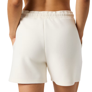 Shorts de survêtement décontractés pour femmes, taille élastique, cordon de serrage long, poches latérales, coupe décontractée, ourlet ouvert, vente en gros personnalisée, fabricant OEM B2B - Product Image 1