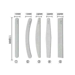 Professional <b>Nail</b> File 100/180 Grit Double-Sided Emery Sandpaper Manicure Tool - Product Image 3
