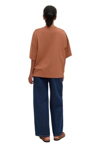 Camiseta de Manga Corta para Mujer, Corte Regular, Cuello Redondo, Informal, Cómoda, Ligera, de Forro Polar, 100% Algodón, Ecológica, para Uso Diario - Product Image 5