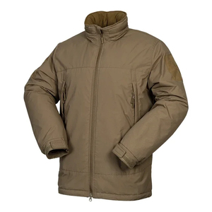 Men's Winter Waterproof Windproof Eco-Friendly Quilted <b>Jacket</b> with <b>Canvas</b> Fabric and Nylon Shell Breathable Customizable - Product Image 4