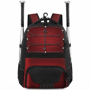 Mochila de Nailon Verde con Bolsillos Laterales para Bate, Compartimento Frontal con Cierre, Capacidad de 50-70L, Bolsillos Laterales de Malla - Product Image 5