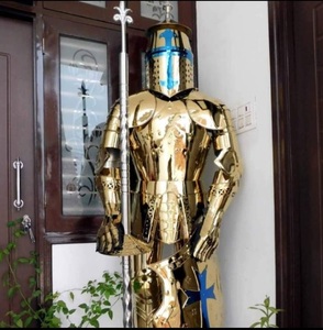 Fabricant OEM – Armure complète en métal robuste avec finition en acier pour festivals médiévaux et collection de costumes - Product Image 1