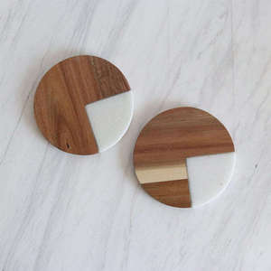 Marble Coasters Wholesale Wood Custom <b>Cup</b> <b>Mat</b> Marble Coasters for Drink - Product Image 5