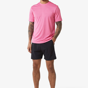 Nouvel ensemble de t-shirts respirants personnalisés 2026 en 100 % coton/polyester à col ras du cou pour hommes – Lot de deux pièces pour l'été - Product Image 1