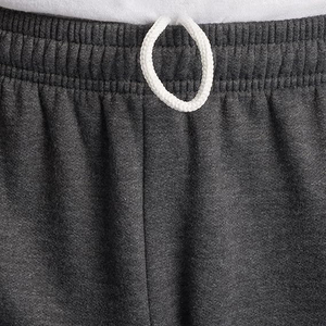 Pantalon de jogging décontracté en coton gris foncé avec taille élastique et poches latérales, idéal pour l'automne - Product Image 3