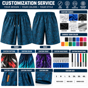 Shorts de tennis personnalisés sublimés, séchage rapide, légers, haute performance, bas de tenue personnalisés pour club, vêtements de sport d'entraînement - Product Image 4