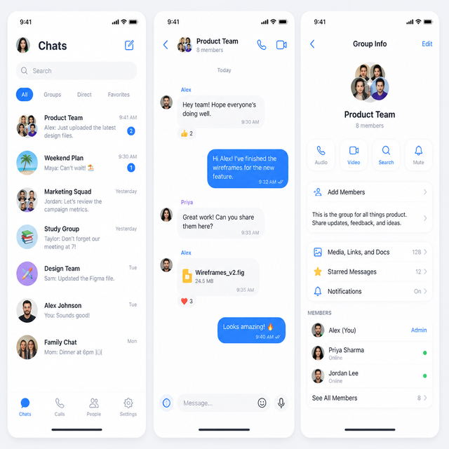 Buy Create Robust and Customized Instant Messaging Mobile Application with Latest Designed Available for Sale
