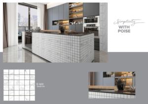 Carrara Linear Strip Crystal Brick Collection <b>Mosaic</b> Tiles 12x12 300x300mm Acid-Resistant Antibacterial Backsplash Home Decor - Product Image 5