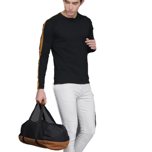 Nouveautés : T-shirt à manches longues pour hommes, vente en gros du fabricant, anti-plis, très populaire, 100 % coton, vêtements pour hommes, t-shirt pour hommes - Product Image 2
