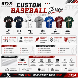 Maillot de baseball à imprimé géométrique, manches courtes, en polyester anti-humidité, conception personnalisée OEM ODM - Product Image 5