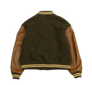 Chaquetas Varsity de Lana Transpirable, Parches Personalizados OEM, Chaqueta Letterman con Bordado Chenille y Mangas de Cuero Genuino - Product Image 2