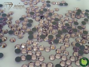 Strass en cristal Premium écologiques à dos plat, couleur Mauve Fumé, Lavande de Provence, Améthyste Fumée, Lilas Pâle, effet phosphorescent dans le noir, pour vêtements - Product Image 5