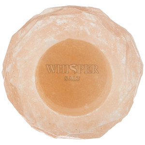 Portavelas de Sal de Roca Tallado a Mano, Forma Natural, Estilo Moderno, Pakistán, Brillo Natural Cálido, Decoración para el Hogar - Product Image 4