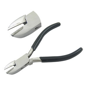 Stainless Steel Side Cutter with TC Jaws 115mm PVC Handles Circlip Crimping Jewelry Making DIY Crafts <b>Wire</b> Cutting Plier - Product Image 1