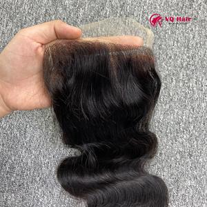 Venta al por mayor de color natural SDD Bundle Body Wave Hair Double Drawn Virgin Hair Bundles Extensiones de cabello con peluca con cierre de encaje - Product Image 6