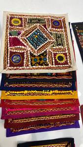 Indian Ethnic Navratri Embroidery Triangle Shape Beeds Decorated <b>Sew</b>-<b>On</b> <b>Patches</b> for Hats Cloth & Gifts-Wholesale - Product Image 4