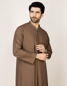 <b>Men</b> Juba Traditional Long Sleeve Muslim Clothing Islamic Robe Comfortable Loose Fit Modest Breathable Fabric - Product Image 5