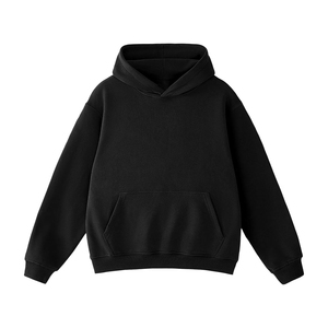 Sweat à capuche personnalisé OEM avec logo, délavage acide, coton épais 100%, fermeture éclair pour impression en relief, sans cordons, patch brodé, coupe oversize, hiver - Product Image 1