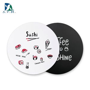 Pizarra Magnética Circular SYH BB-5050R de Secado Rápido con Diseño Elegante sin Marco, Hecha en Taiwán para Decoración del Hogar y Notas - Product Image 3