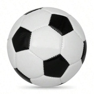 Balón de Fútbol Blanco y Negro, Diseño Clásico, Resistente, para Deportes al Aire Libre, Inflado, Embalaje de 0.4-0.45 kg - Product Image 3