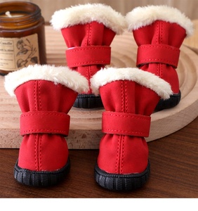Calçados para Animais de Estimação por Atacado, Botas de Inverno para Cães Pequenos, Antiderrapantes e Respiráveis - Product Image 3