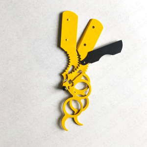 Rasoir professionnel en acier inoxydable pour la coupe des cheveux, outil pliable pour la mise en forme des cheveux, logo personnalisé, OEM, marque privée - Product Image 6