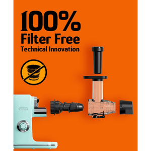 Extractor de jugo en frío lento de grado comercial, método de molienda de extrusión de prensa antigua, tasa de Jugo puro 97%, sabor suave, comida SUS304 - Product Image 4