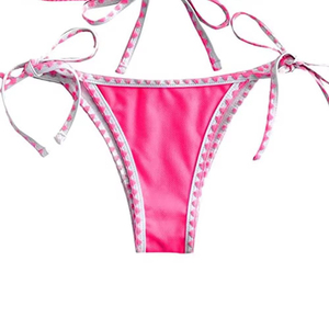Maillot de bain bikini sexy pour femme, imprimé animal, logo frontal, ensemble deux pièces, couleurs personnalisables, séchage rapide, qualité supérieure 2026 - Product Image 6