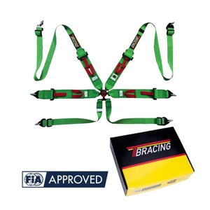 Professional FIA Racing Seat Belt 6 Point Harness TBRACING SPORT S Lightweight Cam Lock Custom OEM ODM ISO 9001 Factory - Product Image 1