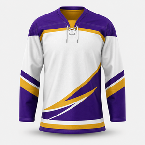 Camisetas de Hockey sobre Hielo Sublimadas al por Mayor, Camisetas de Hockey sobre Hielo Sublimadas Hechas a Medida con Diseño y Número Personalizados - Product Image 3
