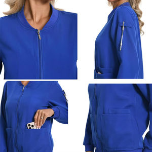 Venta al por mayor OEM: Chaquetas quirúrgicas personalizadas para mujer, uniformes de enfermería, batas médicas para hospital. - Product Image 5