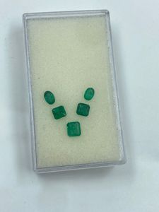 Piedra Preciosa de Esmeralda Zambiana Natural de la Mejor Calidad, 1.47 Quilates, 4MM/4.5MM/3x5MM, Tamaños Mixtos, Colgante de Joyería Fina al por Mayor para la Fabricación de Joyas - Product Image 5