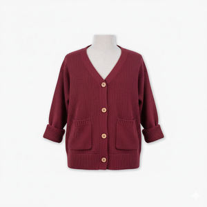 Cárdigans de Invierno para Mujer, Prendas de Punto Ligeras, Fabricante de Marca Privada, Proveedor, Cárdigan de Moda, Suéter OEM Personalizado - Product Image 5