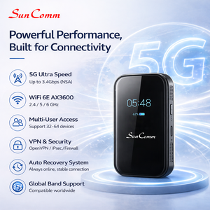 SC-5003M-5GR WiFi de Bolsillo 5G MIFI con Firewall, VPN, VoIP, Soporte WEP, WiFi de Doble Banda 6, 2167Mbps, OpenWRT - Product Image 3