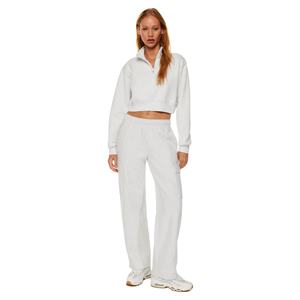 Services OEM ODM – Pantalon décontracté taille haute pour femme, coupe slim, couleur unie, haute qualité, style streetwear, en vente - Product Image 6