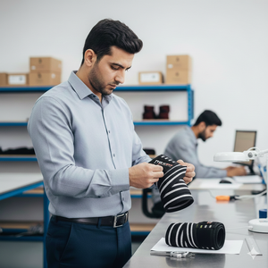 Bandes de compression pour genoux Rexfit Sports Powerlifting, bandages élastiques pour la musculation et l'haltérophilie - Product Image 5