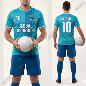 ชุดฟุตบอลแบบซับลิเมชั่นสั่งทำพิเศษ SIBRIN |   เสื้อทีม กางเกงขาสั้น โลโก้ ชื่อ เบอร์ |   ชุดฟุตบอลโพลีเอสเตอร์ 100% แบบซับลิเมชั่น - Product Image 4