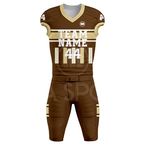 Custom American Football Sportswear Manufacturer Breathable Football Uniform Supplier Worldwide Exporter - Product Image 2