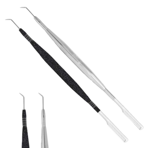 Applicateur de rehaussement de cils en silicone végétalien, conception ergonomique, maniement facile, outil de rehaussement de cils durable en acier inoxydable - Product Image 1