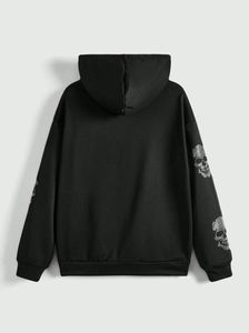 เสื้อฮู้ดซิปหน้าประดับเพชรแบบยูนิเซ็กซ์สำหรับฤดูหนาว พิมพ์ลายได้ตามต้องการ ผ้าฝ้าย 100% ทรงปกติ แขนยาว แห้งเร็ว - Product Image 3