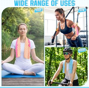 Serviette rafraîchissante pour équipe, logo personnalisé, séchage rapide, absorbante, pour le sport, la course à pied, l'entraînement en extérieur - Product Image 3