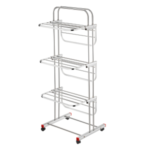 Séchoir à linge pliable multifonctionnel, support de séchage portable pour intérieur et extérieur, organisateur de vêtements, gain de place, rangement domestique - Product Image 4