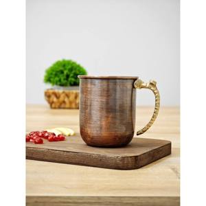 Mug à café en laiton personnalisé de haute qualité, design moderne, écologique, prix direct usine, fabriqué en Inde, 100 % vaisselle domestique écologique - Product Image 4