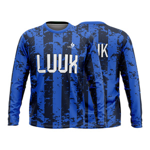 เสื้อยืดออกกำลังกายผู้ชายแขนยาว ระบายอากาศ ป้องกันแบคทีเรีย เป็นมิตรกับสิ่งแวดล้อม แห้งเร็ว พิมพ์ลายแบบรีดร้อน คอกลม ทรงเข้ารูป - Product Image 3