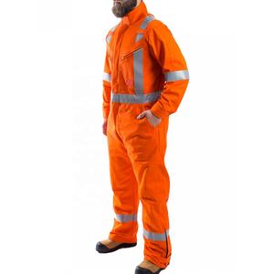 Vêtements de travail haute visibilité, sécurité, réfléchissants, respirants, en coton et polyester, ignifuges, résistants à la chaleur 800°C, antistatiques - Product Image 2