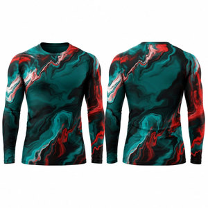 Custom <b>Men's</b> <b>Compression</b> <b>Shirts</b> Custom Long Sleeve Quick Dry <b>Men</b> Gym <b>Shirt</b> <b>Compression</b> <b>Shirts</b> - Product Image 1