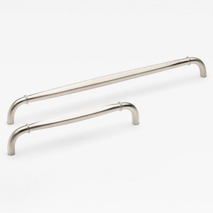 <b>Antique</b> <b>Brass</b> Edge Cabinet Pull Handles Long Edge Drawer Pulls Aged <b>Brass</b> Wardrobe Handles - Product Image 4